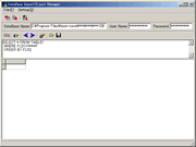 DataBase Import/Export Manager